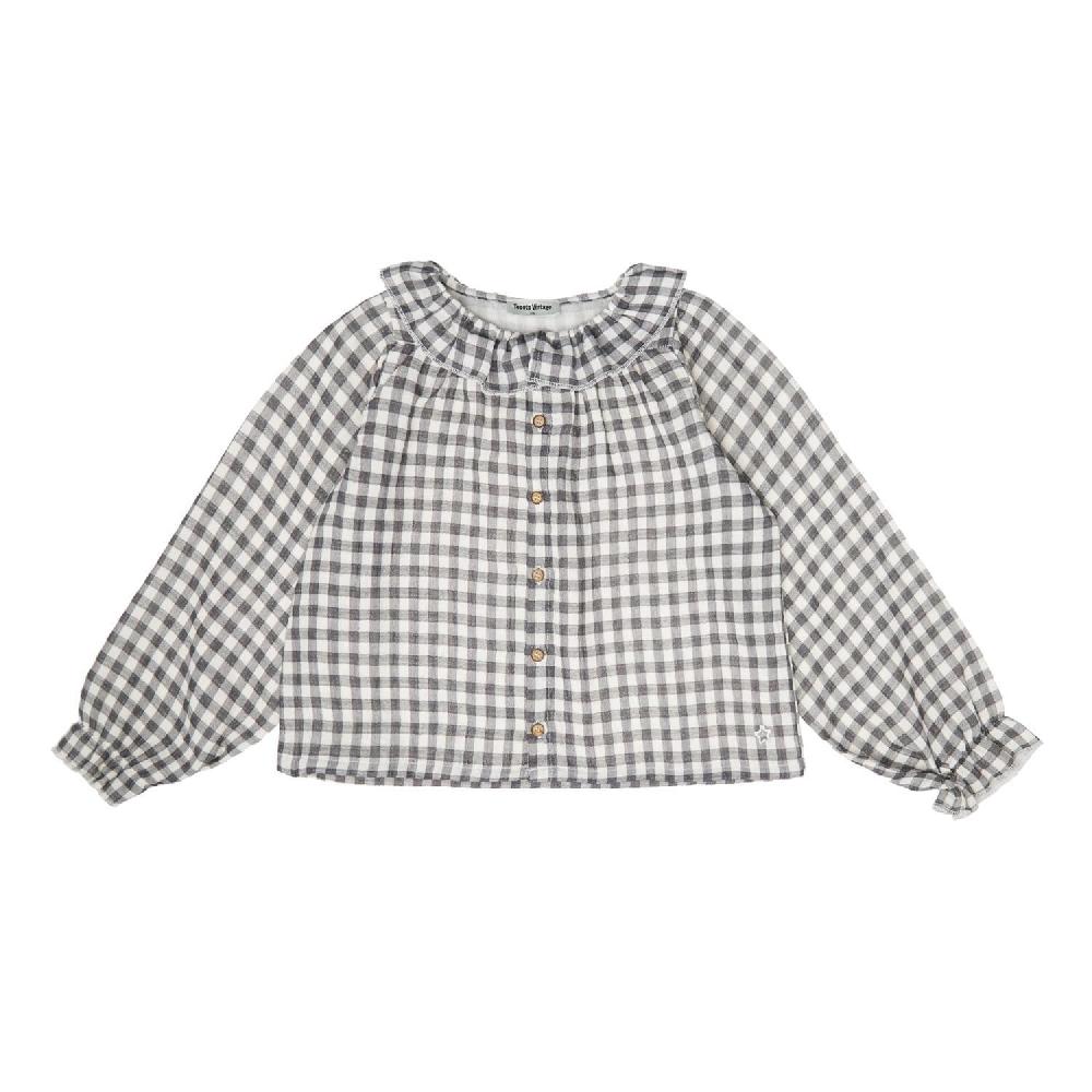 tocoto vintage Blusa cuadros vichy