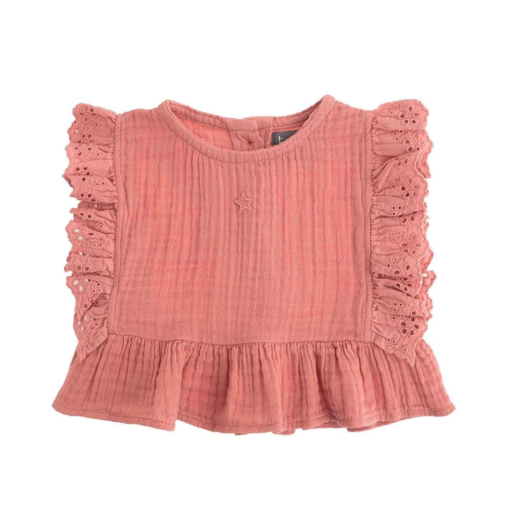 tocoto vintage BLUSA DE ENCAJE SIN MANGAS