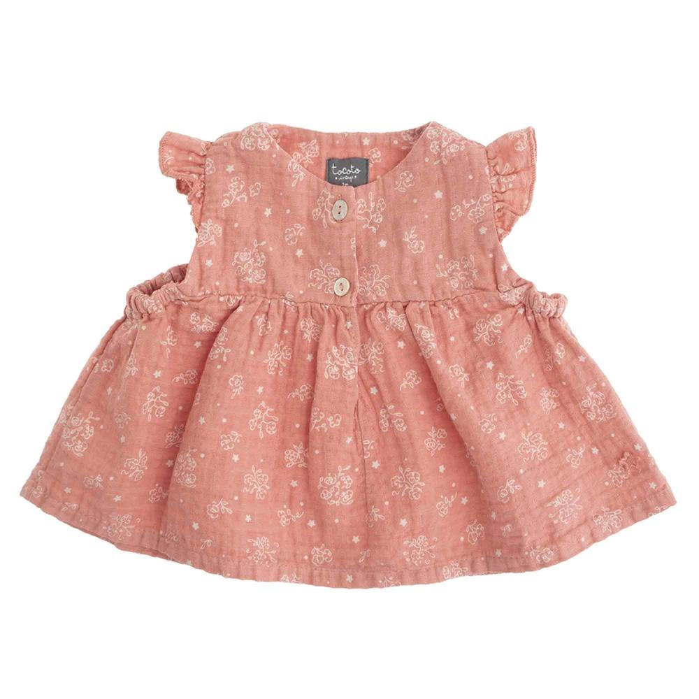 tocoto vintage BLUSA DE FLORES SIN MANGAS