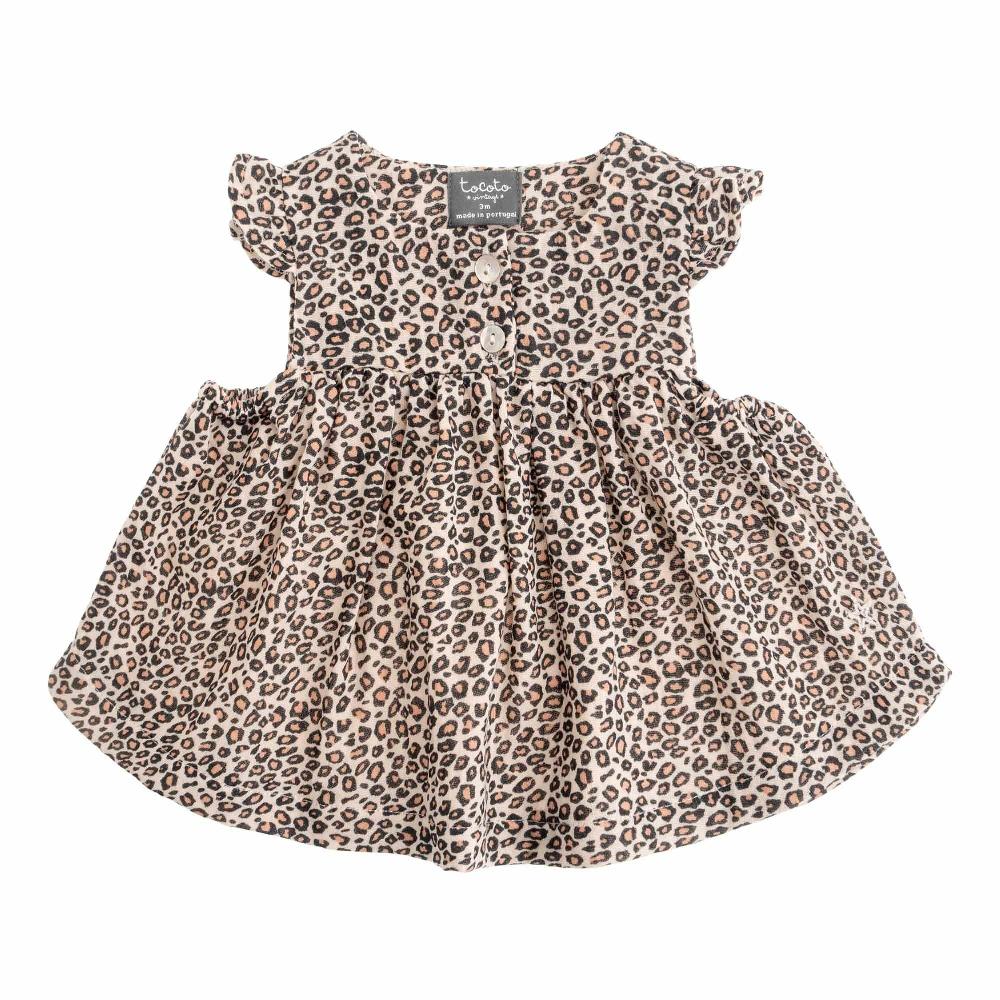 tocoto vintage BLUSA LARGA ANIMAL PRINT SIN MANGAS