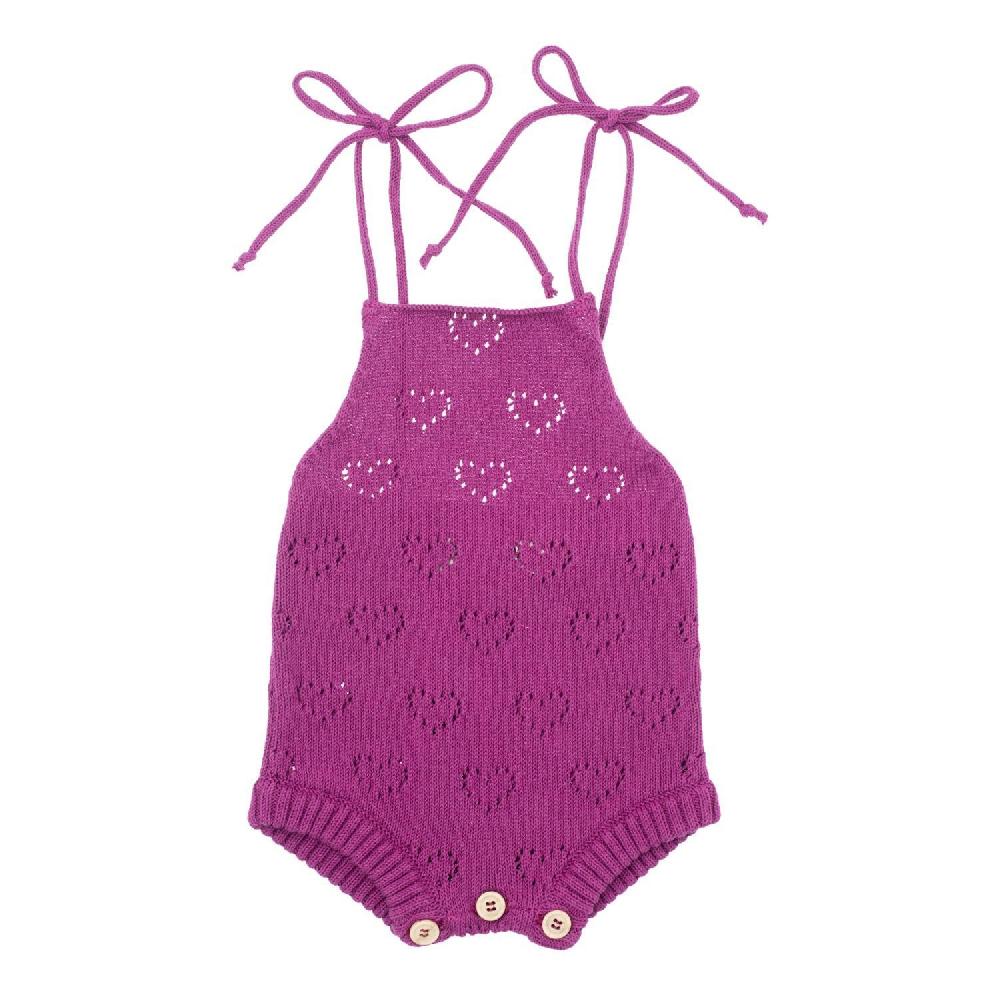 tocoto vintage BODY CALADO TRICOT CORAZONES