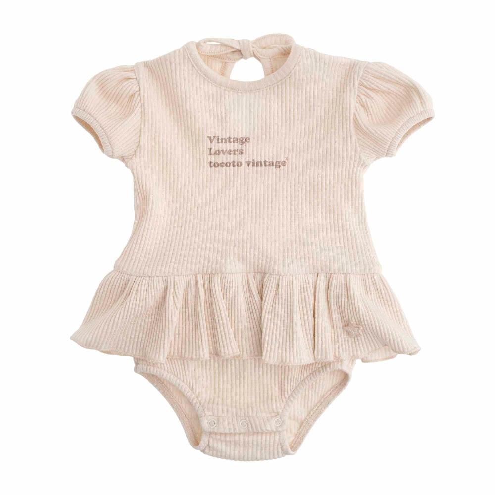 tocoto vintage BODY DE BEBÉ CON VOLANTES