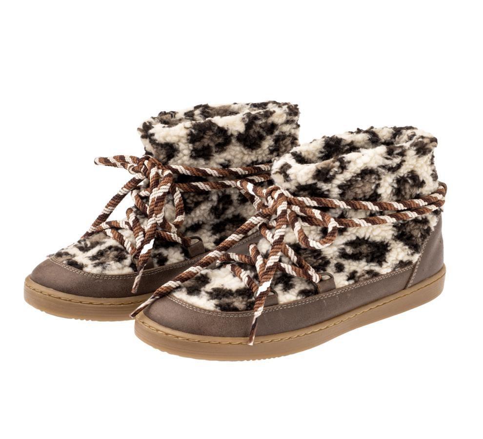tocoto vintage BOTAS APRES SKI ANIMAL PRINT