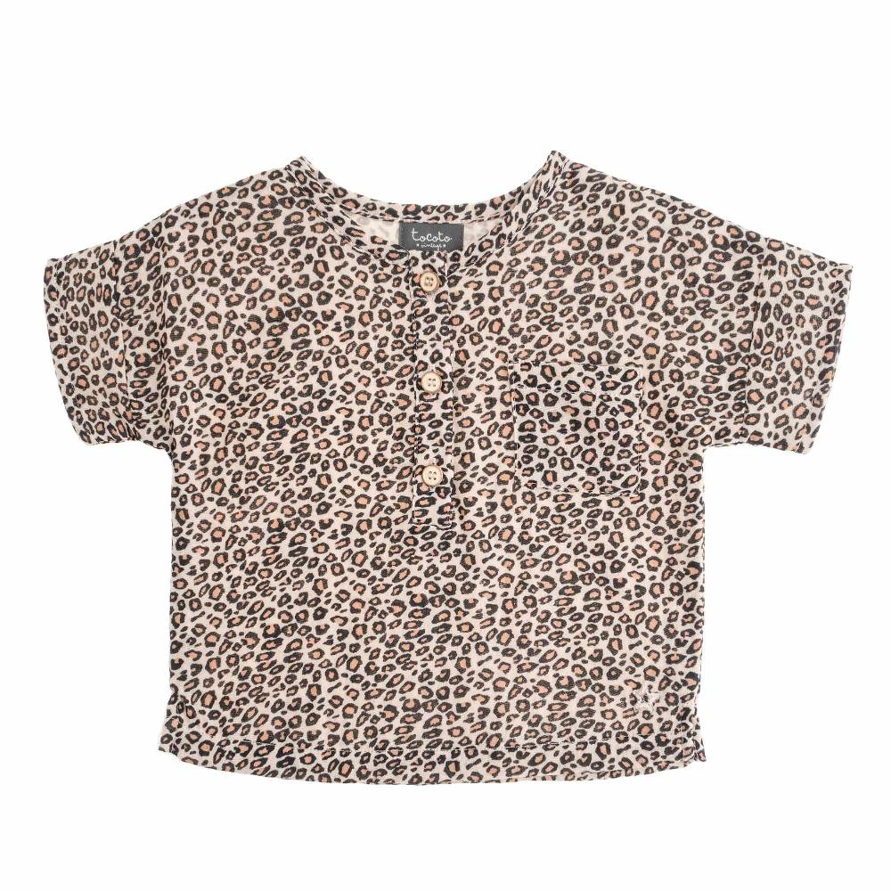 tocoto vintage CAMISA BEBÉ ANIMAL PRINT