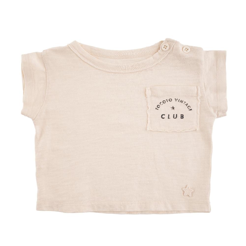 tocoto vintage CAMISETA BEBÉ CON BOLSILLO