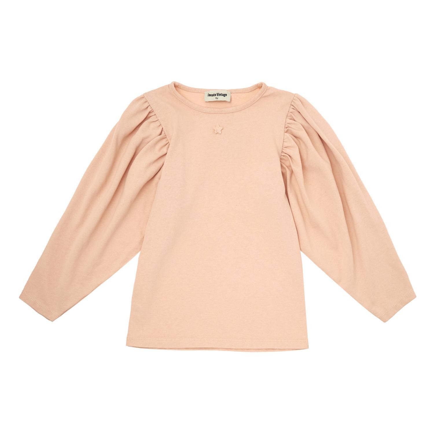 tocoto vintage Camiseta frunces manga