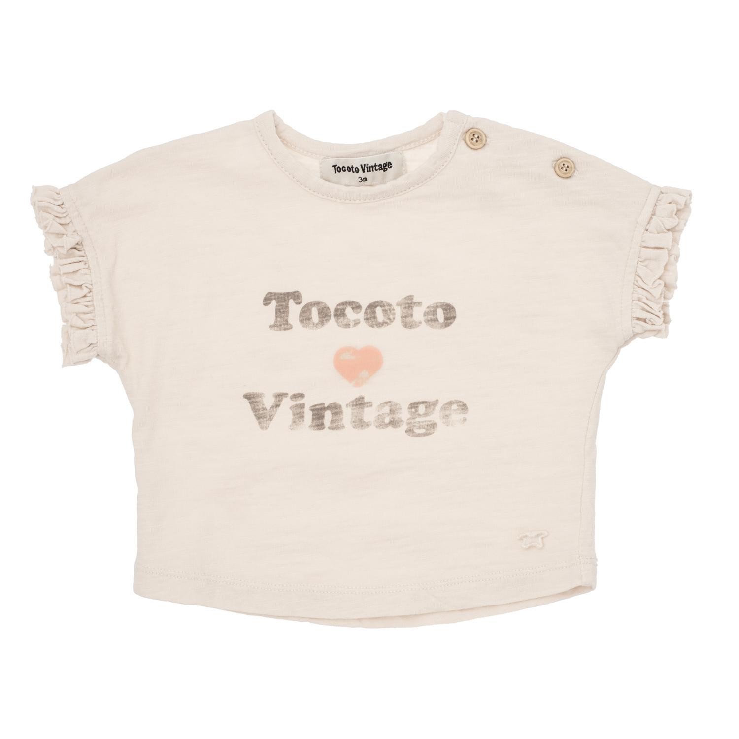 tocoto vintage CAMISETA "TOCOTO VINTAGE" VOLANTE