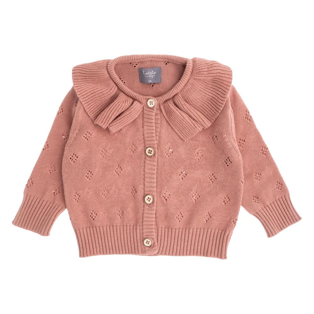 tocoto vintage CARDIGAN CON VOLANTES