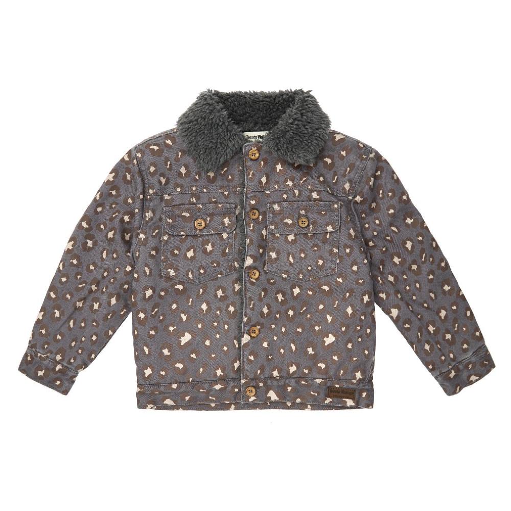 tocoto vintage Cazadora denim animal print