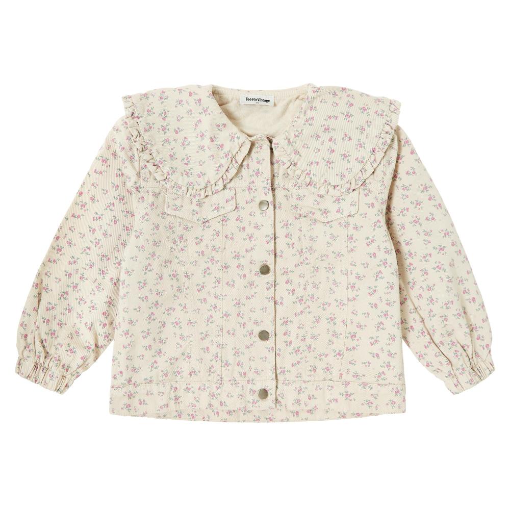 tocoto vintage CHAQUETA GIRL SARGA FLORES