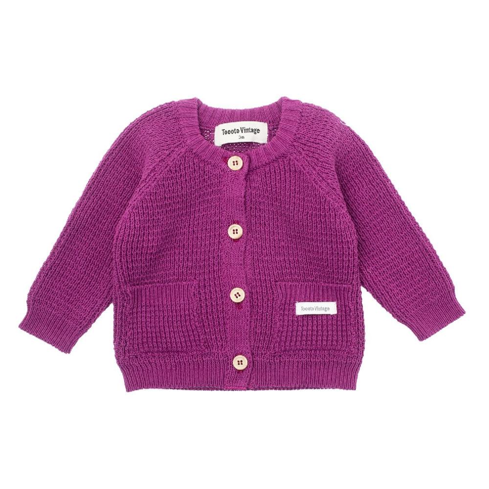 tocoto vintage CHAQUETA TRICOT LISA