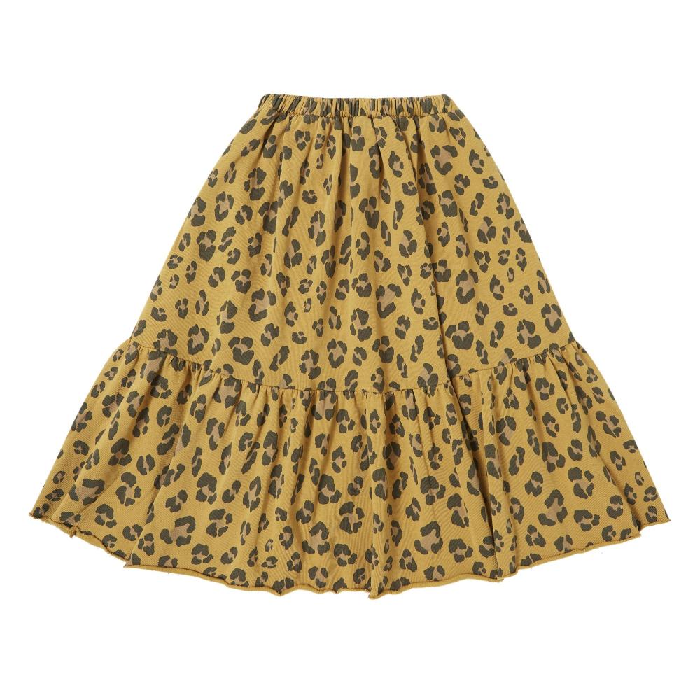 tocoto vintage FALDA LARGA FELPA ANIMAL PRINT
