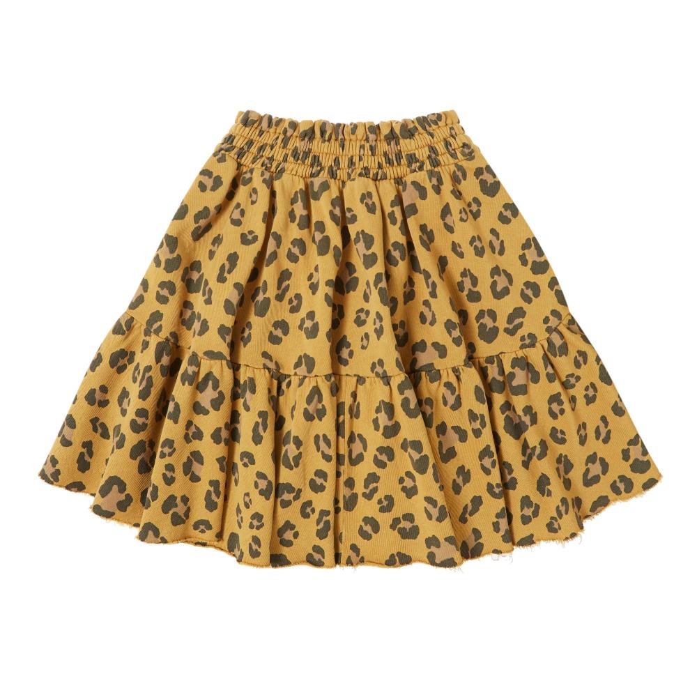 tocoto vintage FALDA MINI FELPA ANIMAL PRINT