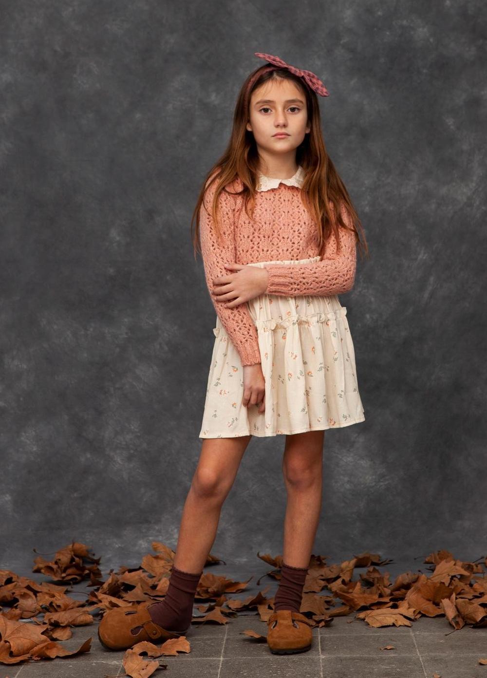 tocoto vintage FALDA MINI FLUIDA ESTAMPADO FLORES