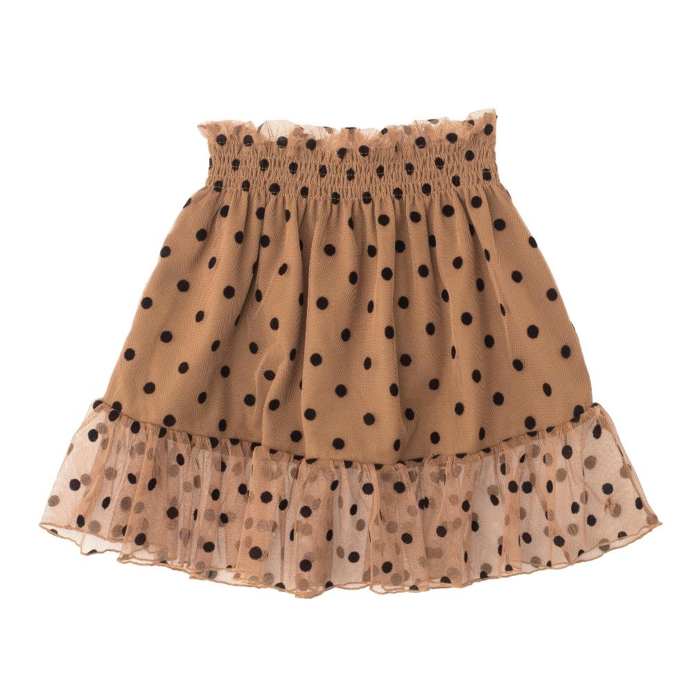 tocoto vintage FALDA MINI TUL LUNARES