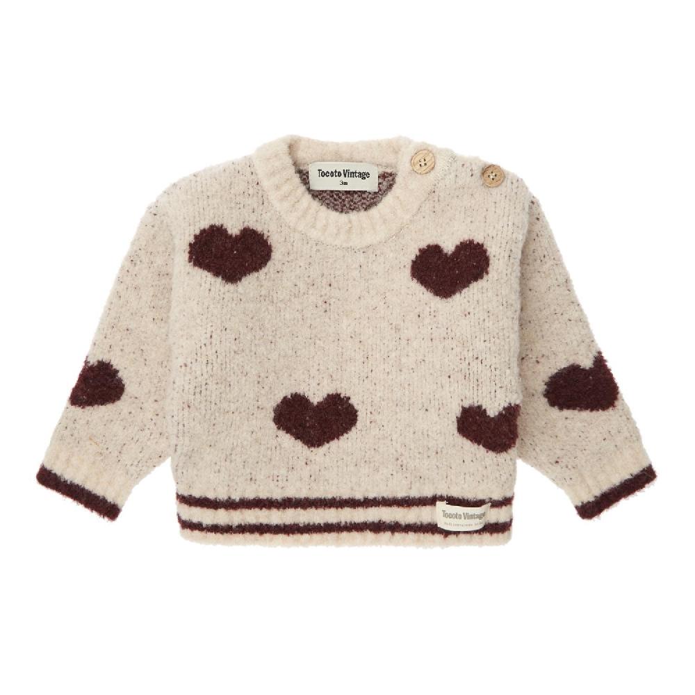 tocoto vintage Jersey corazones baby