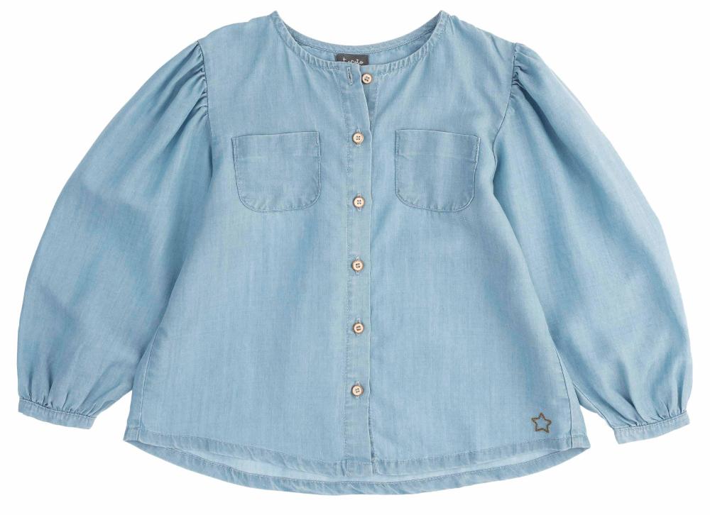 tocoto vintage KID TENCEL BLOUSE