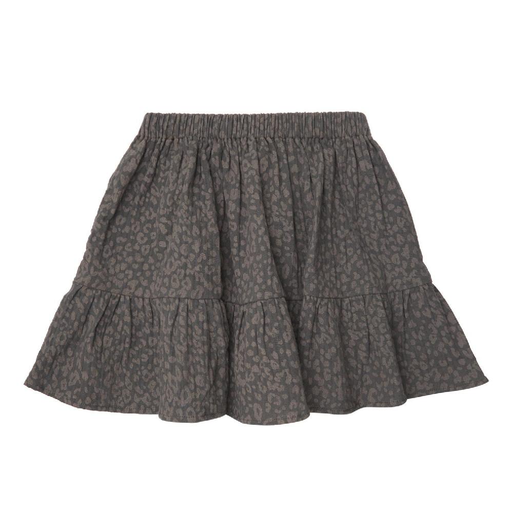 tocoto vintage Mini falda animal print 100% algodón