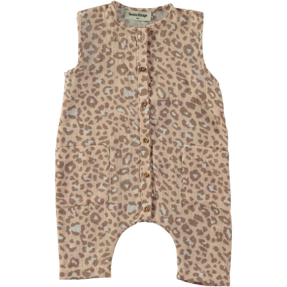 tocoto vintage MONO BABY SIN MANGAS ANIMAL PRINT