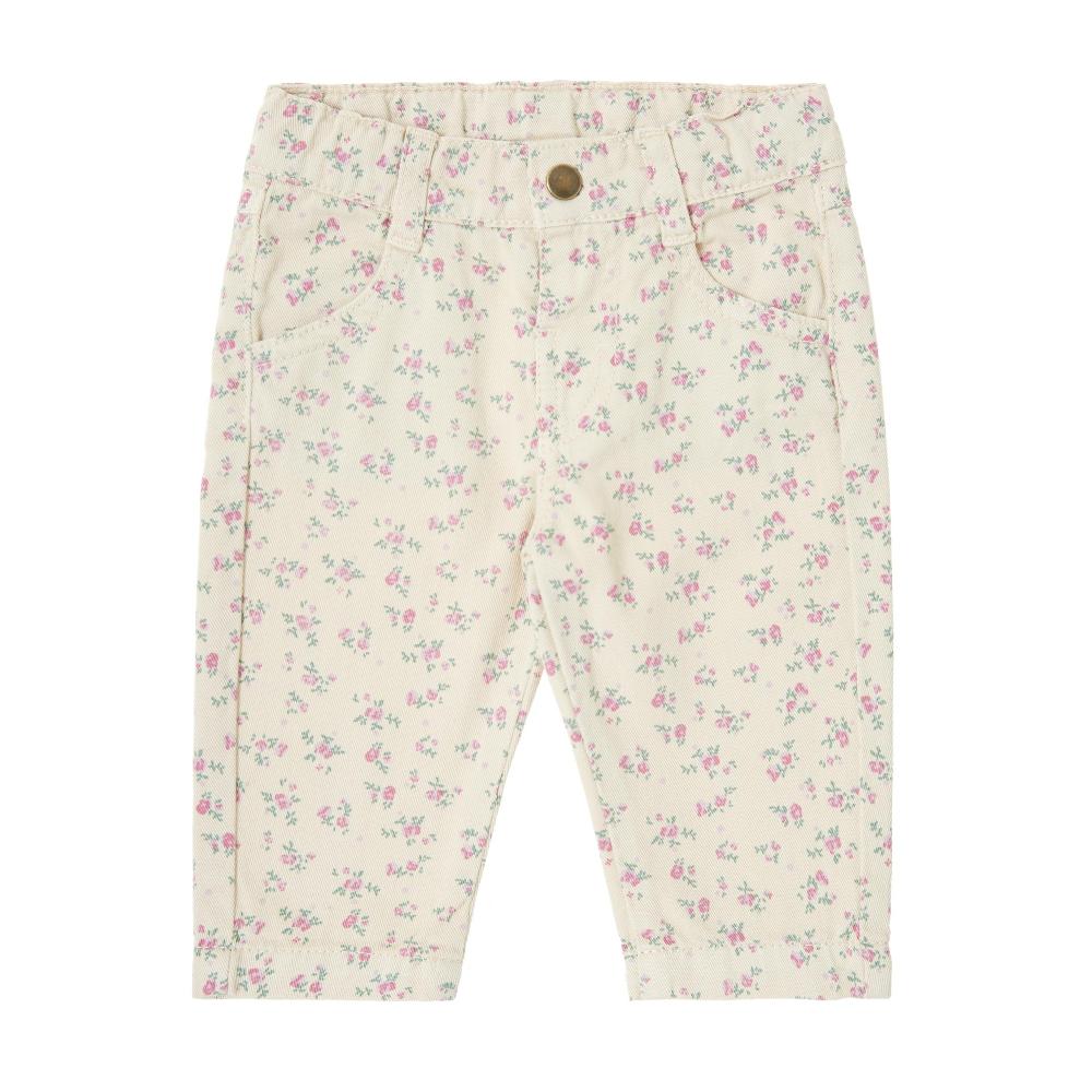 tocoto vintage PANTALON BEBE SARGA FLORES