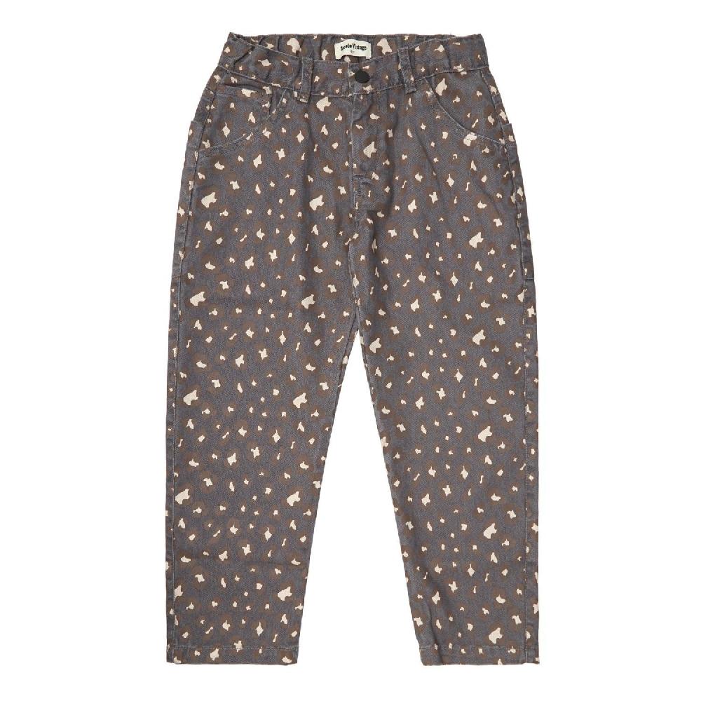 tocoto vintage Pantalon vaquero animal print