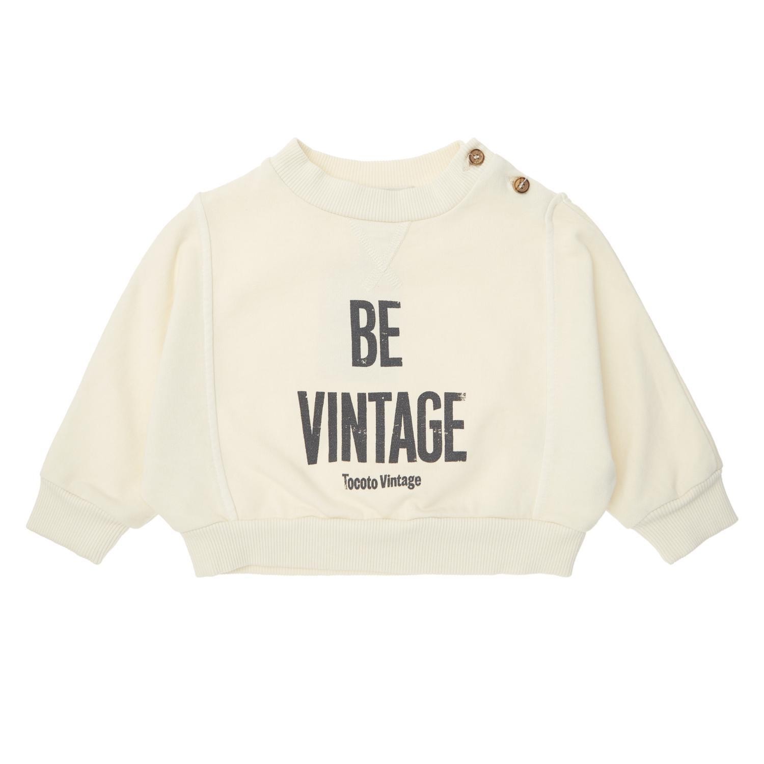 tocoto vintage Sudadera "Be Vintage" bebe