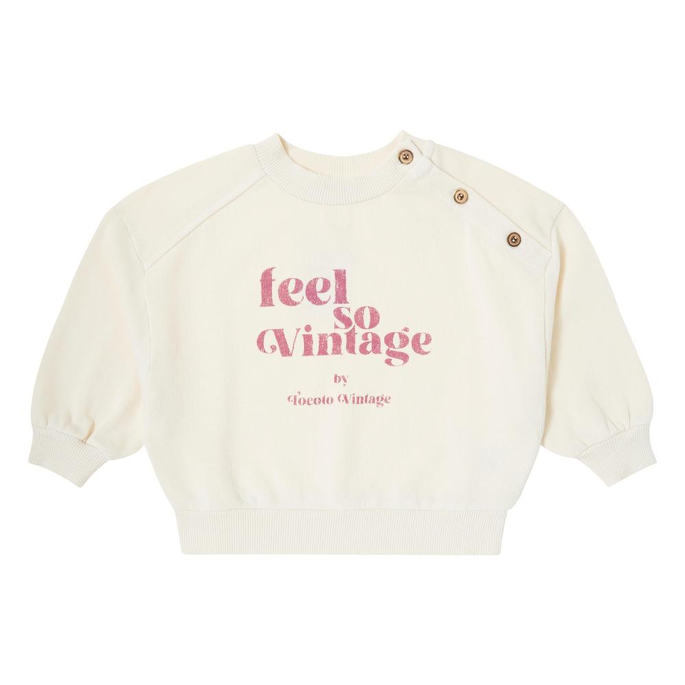 tocoto vintage SUDADERA " FEEL SO VINTAGE"