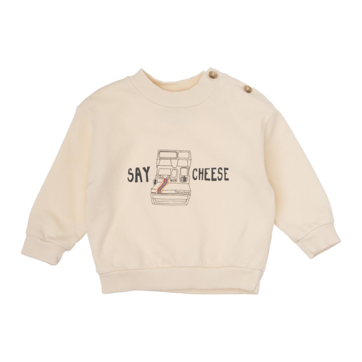 tocoto vintage SUDADERA "SAY CHEESE"
