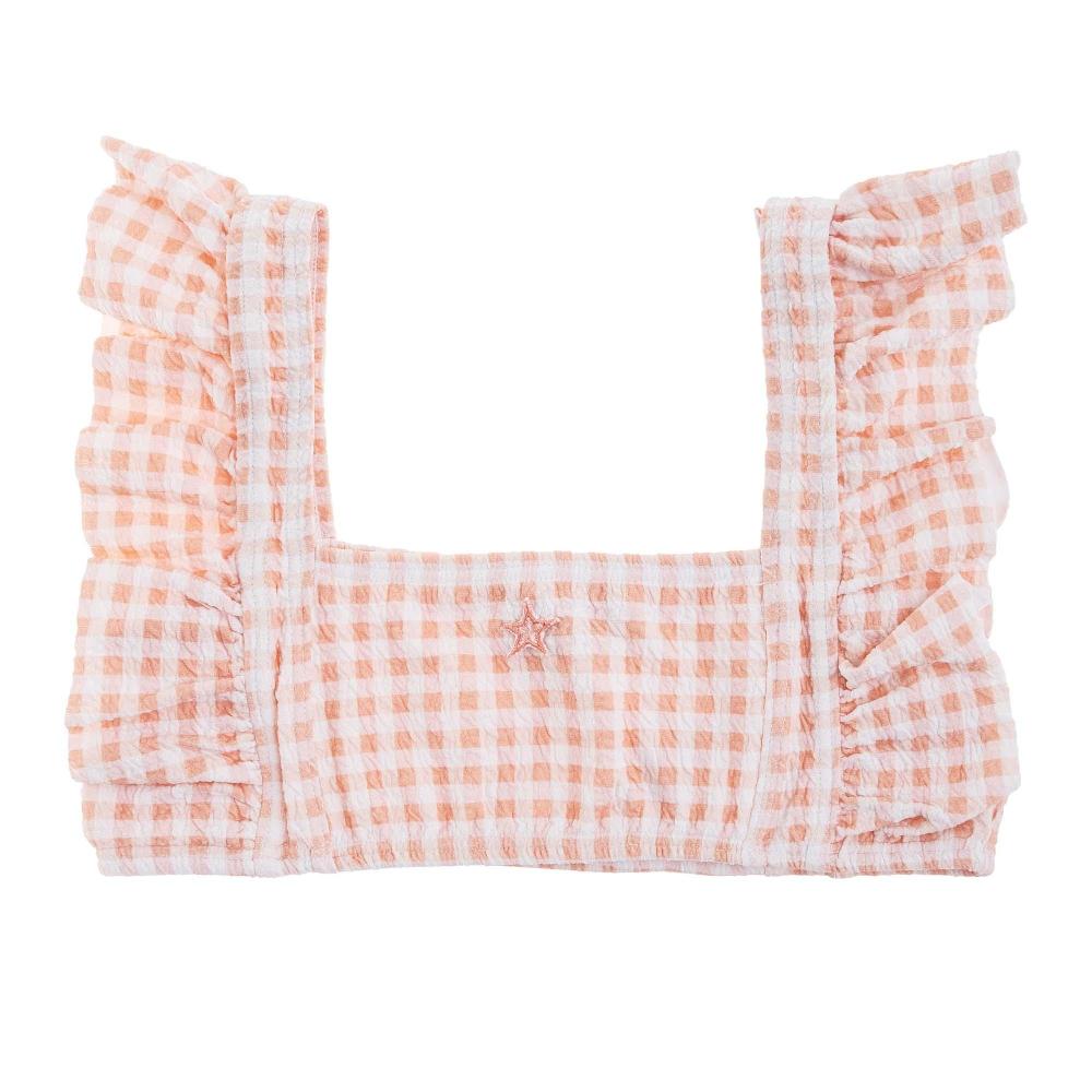 tocoto vintage TOP BIKINI DE CUADROS