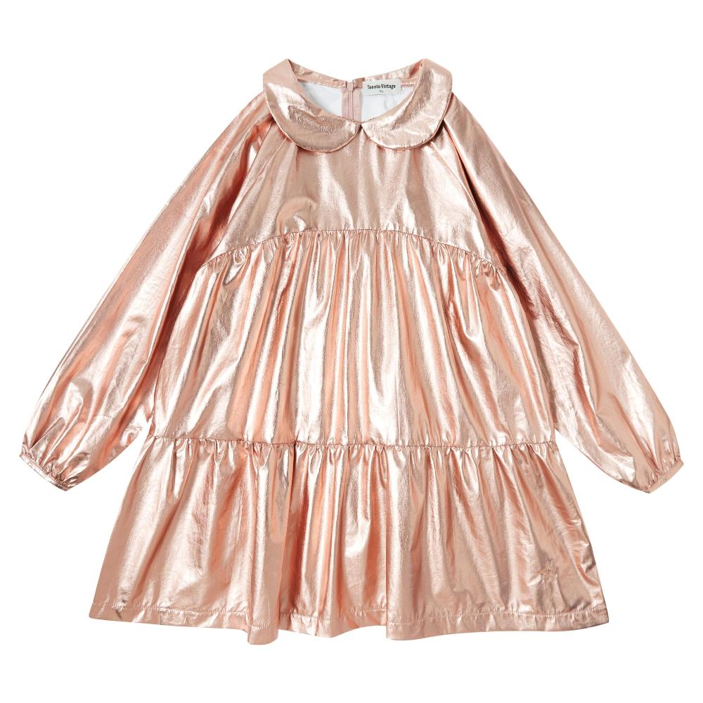 tocoto vintage VESTIDO ALGODON FOIL