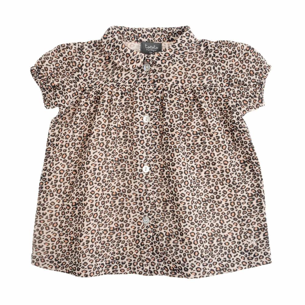 tocoto vintage VESTIDO ANIMAL PRINT DE BEBÉ
