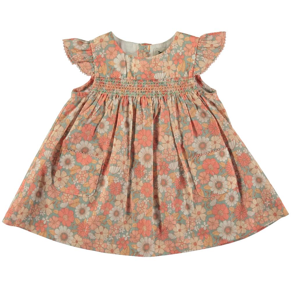 tocoto vintage VESTIDO BEBE FLORES