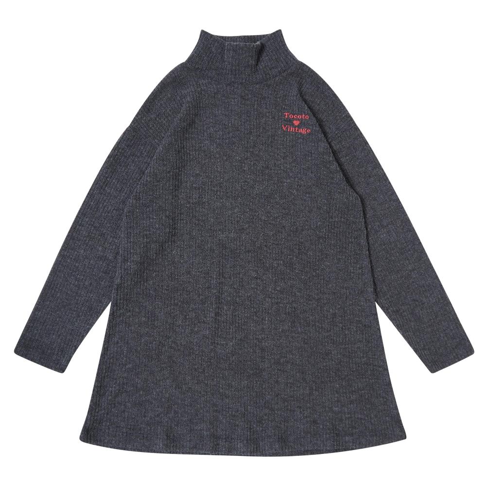 tocoto vintage VESTIDO CUELLO CISNE CANALÉ