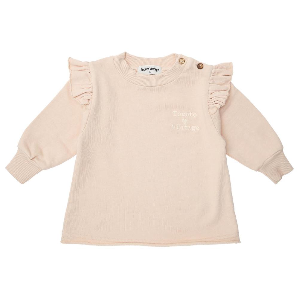 tocoto vintage Vestido felpa volantes bebe