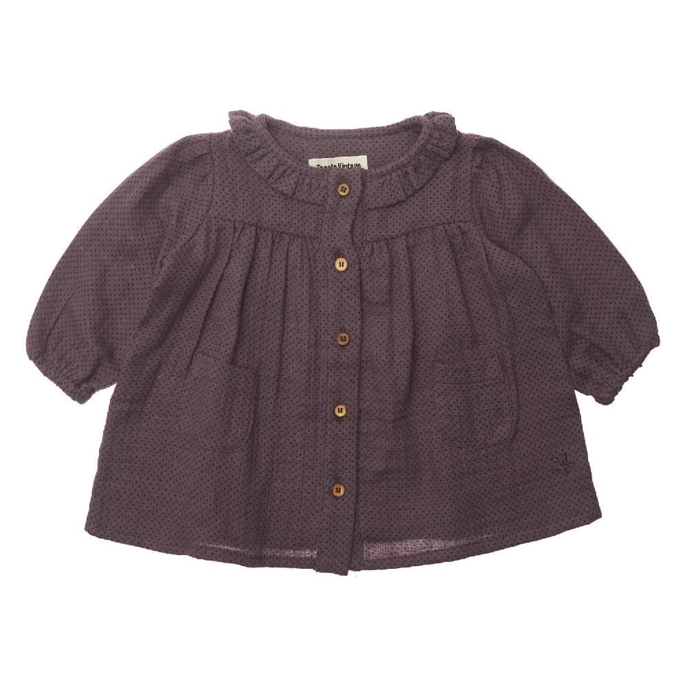 tocoto vintage Vestido mini topitos bebé