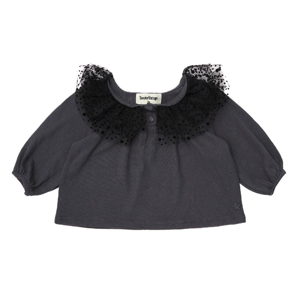 tocoto vintage Vestido tul estrellas bebe