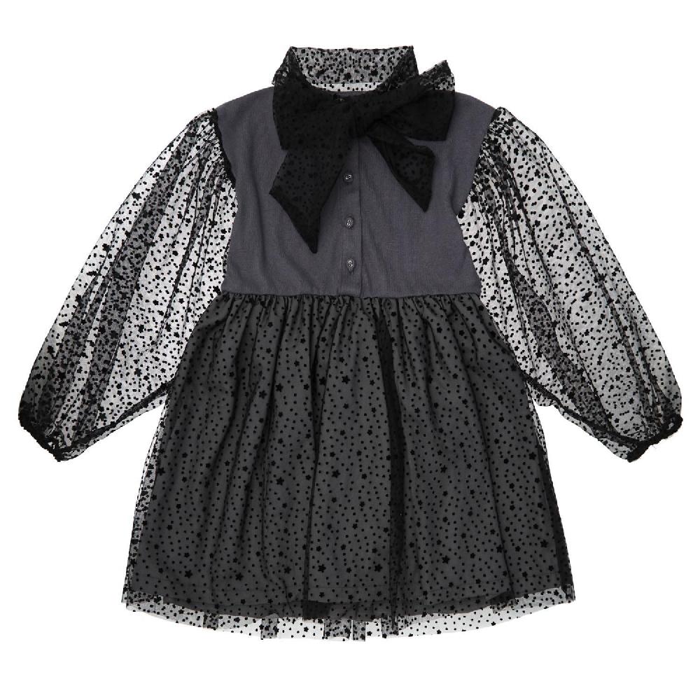 tocoto vintage Vestido tul estrellas