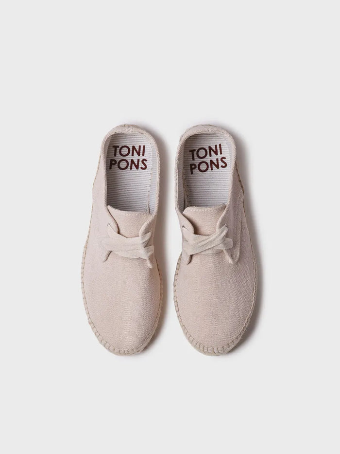 Toni Pons ABRIL - Alpargata Vegana De Mujer Cerrada Con Cordones | ABRIL