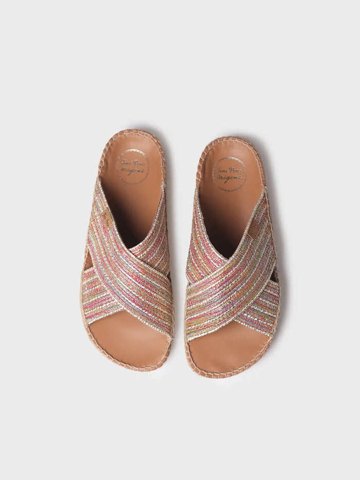 Toni Pons BALI-CL - Sandalia Plana Con Tiras Cruzadas | BALI-CL