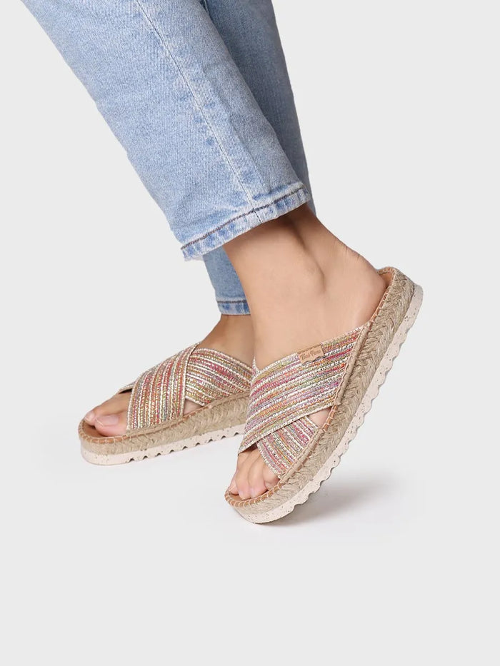 Toni Pons BALI-CL - Sandalia Plana Con Tiras Cruzadas | BALI-CL