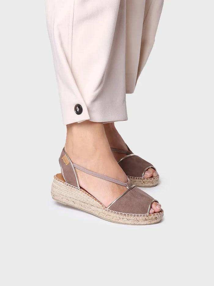 Toni Pons BILDA - Alpargata De Cuña De Mujer En Ante | BILDA