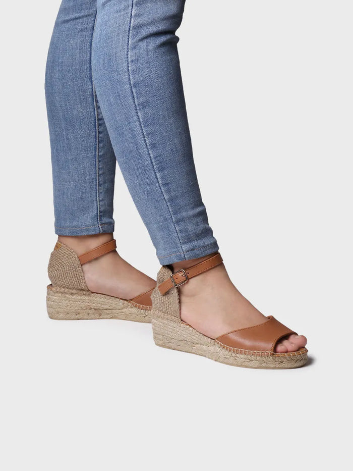 Toni Pons BRIELLA-P - Alpargata Abierta De Mujer Con Cuña Baja | BRIELLA-P