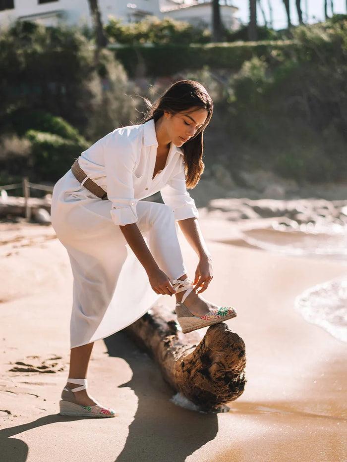 toni pons CASTELL - Alpargata valenciana multicolor para mujer | CASTELL