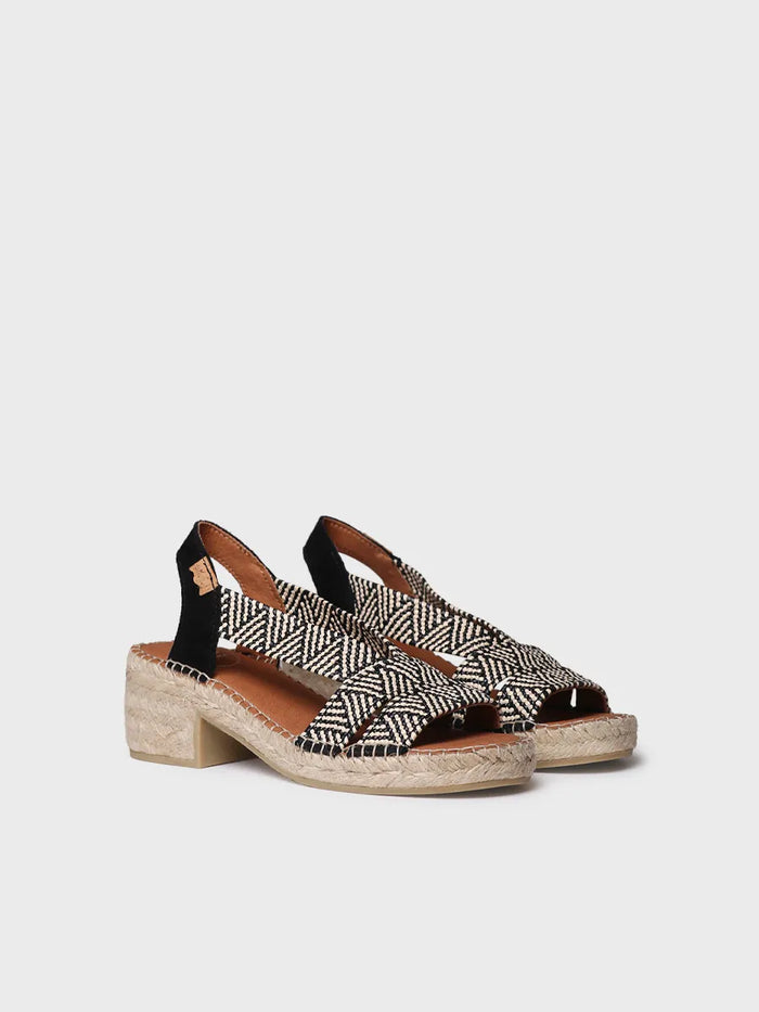 Toni Pons DALYN - Alpargata De Mujer Con Tacón Ancho Y Elásticos Bicolor | DALYN