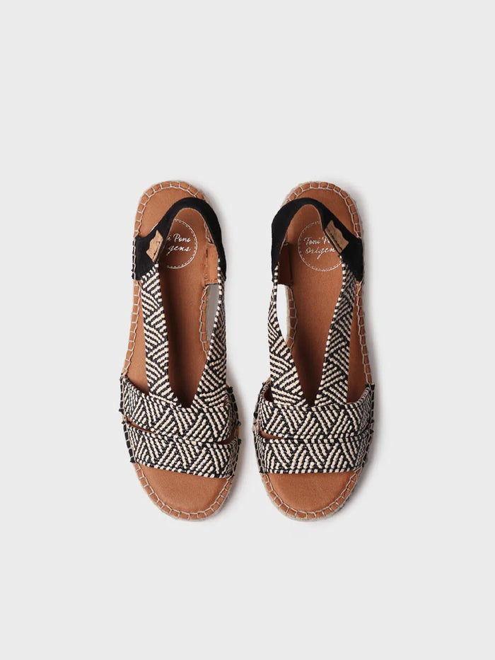 Toni Pons DALYN - Alpargata De Mujer Con Tacón Ancho Y Elásticos Bicolor | DALYN