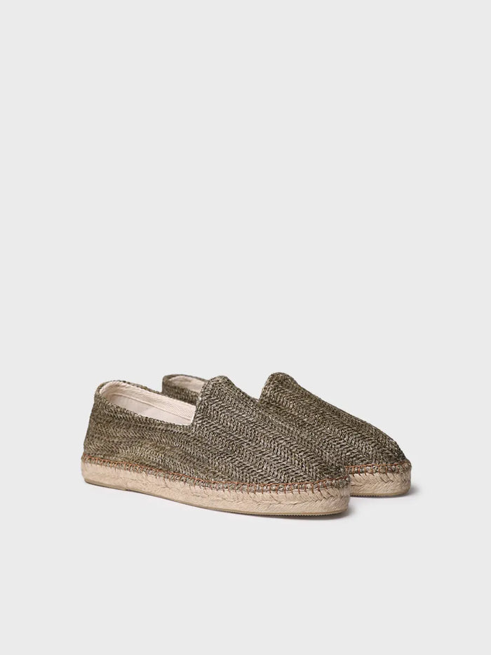 Toni Pons DAMASC - Alpargata Cerrada De Hombre En Rafia Con Suela De Yute | DAMASC