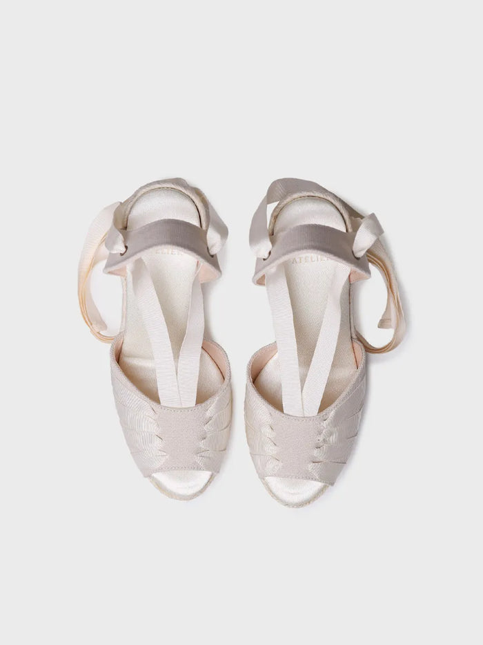 Toni Pons DELILAH - Alpargata De Novia En Tejido De Algodón | DELILAH