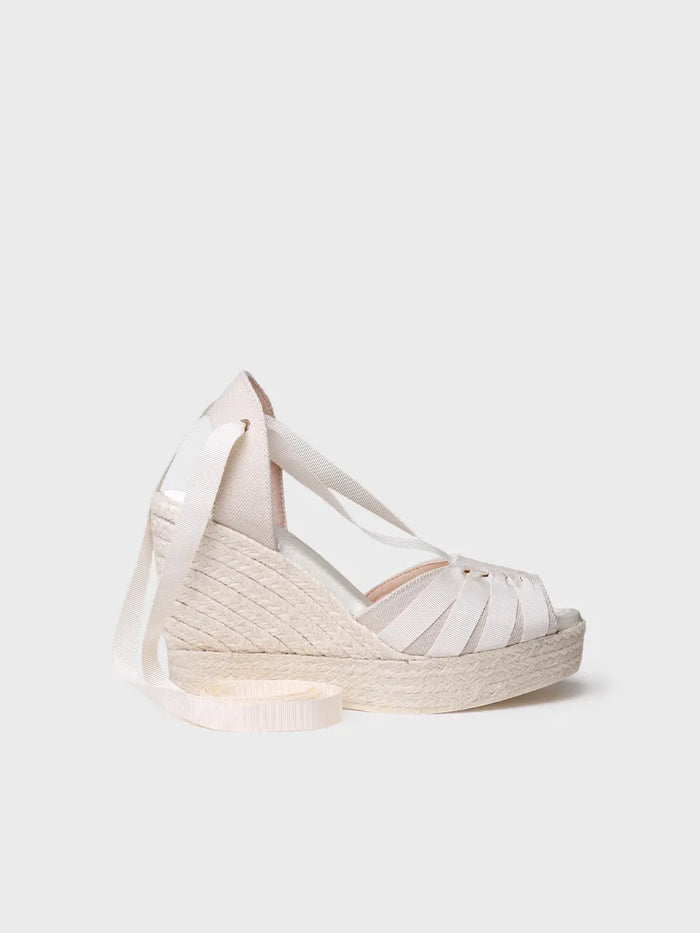 toni pons DELILAH - Alpargata de novia en tejido de algodón | DELILAH