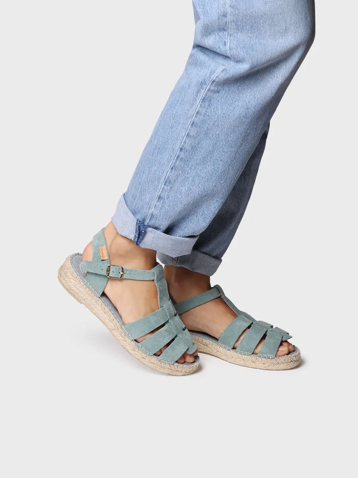 Toni Pons ELENA - Sandalia Cangrejera De Mujer En Serraje | ELENA