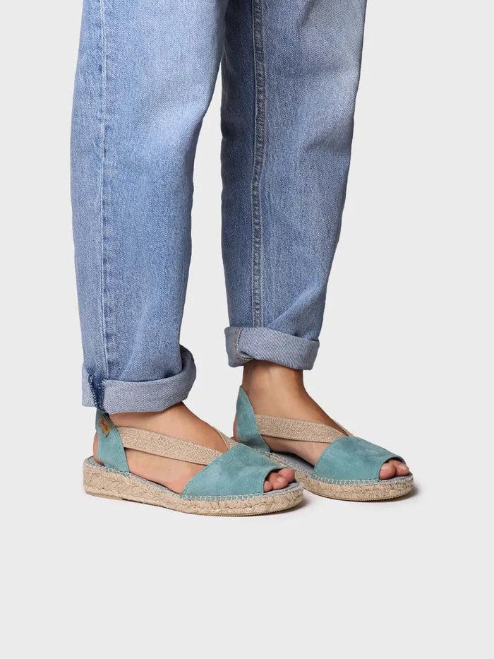 Toni Pons ELLA - Alpargata Plana De Ante Para Mujer | ELLA